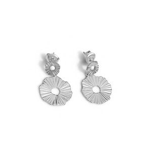 Fabuleux Vous Steel Me Silver Jess Earrings