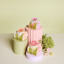Load image into Gallery viewer, Huxter Body Cleansing Bar Gift Box- Peach Flower- White Florals &amp; French Pear
