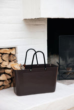 Load image into Gallery viewer, Hinza Large Brown Bag- Green Plastic
