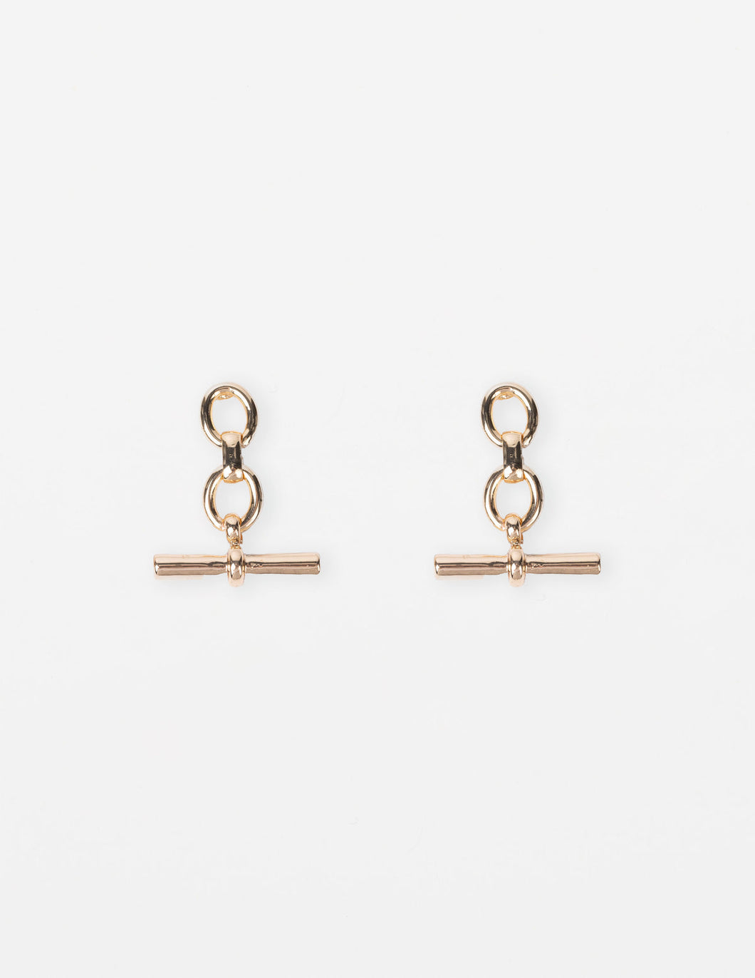 Stella & Gemma Chunky Fob Earrings- Gold