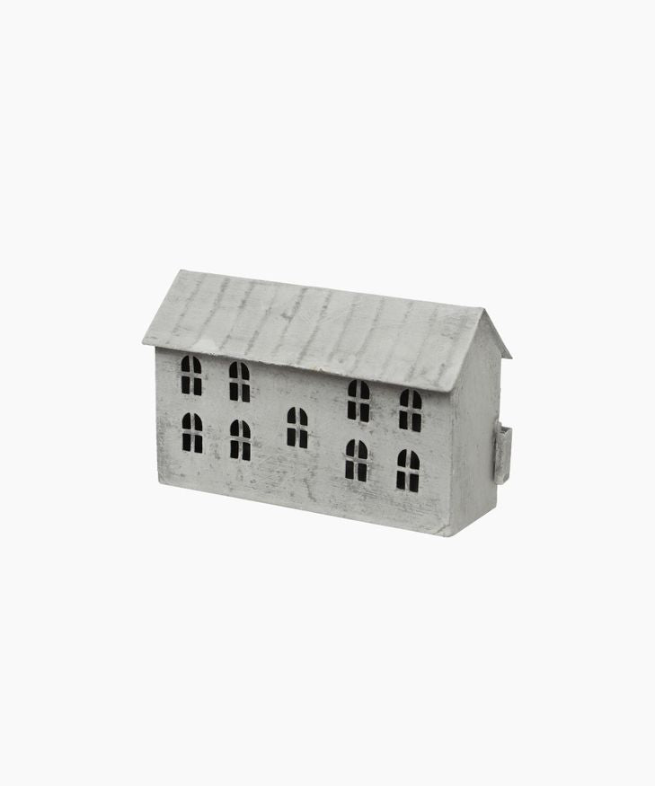French Country Collections Tealight House Zinc Long