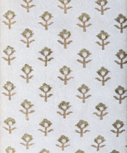 Load image into Gallery viewer, French Country Collections Flower Handblock Velvet Cushion with Feather Inner
