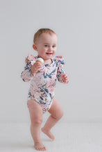 Load image into Gallery viewer, Burrow &amp; Be Long Sleeve Flutter Bodysuit- Fleur Print
