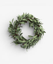 Load image into Gallery viewer, French Country Collections Eucalyptus &amp; Brown Wood Berry Wreath Large
