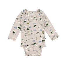 Load image into Gallery viewer, Burrow &amp; Be Jurassic Roam Long Sleeve Bodysuit
