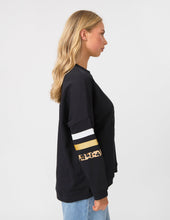 Load image into Gallery viewer, Stella &amp; Gemma Newport Pocket Sweatshirt- Black Rotation
