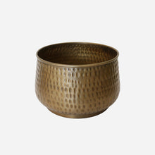 Load image into Gallery viewer, CC Interiors New York Planter in Antique Brass Finish Large
