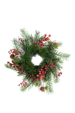 Load image into Gallery viewer, Flower Systems Woodland Redberry Wreath 30cm Small
