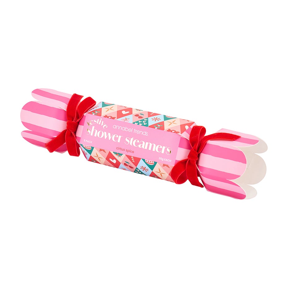 Annabel Trends Christmas Shower Steamer Bon Bon- Pink