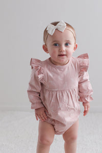 Burrow & Be Hazel Romper- Flutter Print