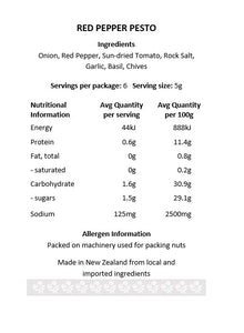 Herb & Spice Red Pepper Pesto Dip