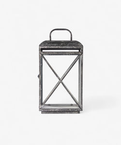 French Country Collections Jardin Lantern Large Aged Grey