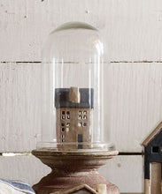 Load image into Gallery viewer, PRE-ORDER French Country Collections Saint Malo Tea Light House Blue Roof
