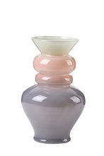 Load image into Gallery viewer, Flower Systems Tri-Colour Ombre Glass Vase Large
