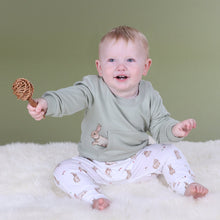 Load image into Gallery viewer, Little Bee by Dimples Fleece Jumper- Sage
