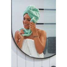 Load image into Gallery viewer, Annabel Trends Beauty Ritual Luxury Waffle Makeup Removing Cloths set of 4- Moss
