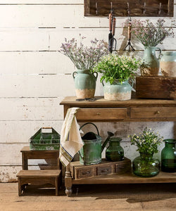 French Country Collections Wooden Step Stool