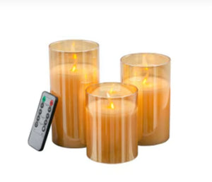 Rembrandt LED Wax Candles with Remote
