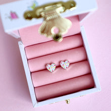 Load image into Gallery viewer, Lauren Hinkley Confetti Heart Earrings in Trinket Box
