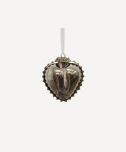 Load image into Gallery viewer, French Country Collections Ornate Glass Heart Silver
