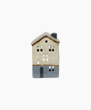 Load image into Gallery viewer, PRE-ORDER French Country Collections Saint Malo Tea Light House Blue Roof
