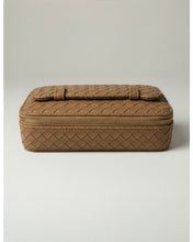Load image into Gallery viewer, Stella &amp; Gemma Jewel Box- Large Choc Woven Travel Case
