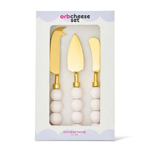 Load image into Gallery viewer, Annabel Trends Orb Cheese Knife set of 3- White
