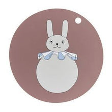 Load image into Gallery viewer, OYOY Placemat Rabbit Pompom- Clay
