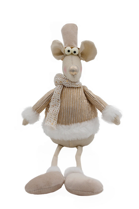 Flower Systems Arthur Sitting Mouse Boy Champagne