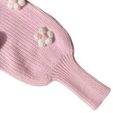 Load image into Gallery viewer, Arthur Ave Cherie en Fleur Chunky Pink Flower Cardigan
