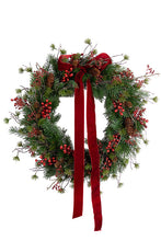 Load image into Gallery viewer, Flower Systems Woodland Redberry Wreath 60cm Large
