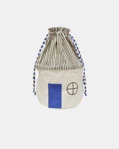 OYOY Koya Storage Basket Large- Optic Blue