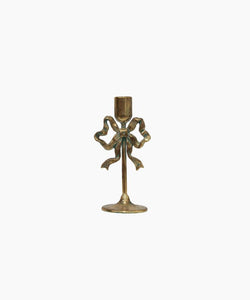 French Country Collections Bow Design Candleholder Small