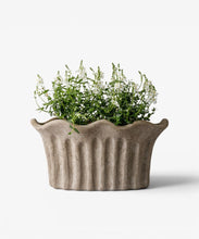 Load image into Gallery viewer, French Country Collections Terra Fluted Oval Planter Large
