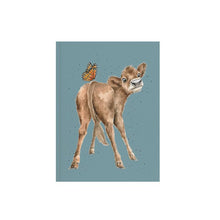 Load image into Gallery viewer, Wrendale Designs A6 Notebook- Flutterly Fabulous Cow
