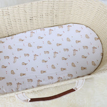 Load image into Gallery viewer, Little Bee by Dimples Fitted Bassinet Sheet- Bunny
