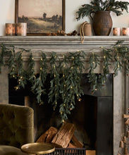 Load image into Gallery viewer, French Country Collections Pinecone Light Up Mantle Garland

