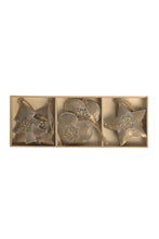 Load image into Gallery viewer, Flower Systems Filigree Trio Brushed Champagne set of 6
