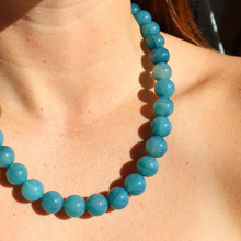 Load image into Gallery viewer, Fabuleux Vous Club Paris Aqua Stone Necklace
