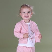 Load image into Gallery viewer, Little Bee by Dimples Fleece Bomber Jacket- Pink
