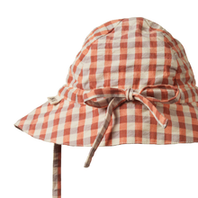 Load image into Gallery viewer, Nature Baby Sunhat- Red Gingham
