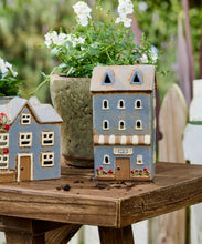 Load image into Gallery viewer, PRE-ORDER French Country Collections Devon Flower Shop Tea Light Cornflour
