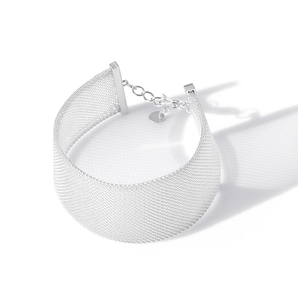 Fabuleux Vous Steel Me Cici Silver Bracelet