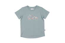 Load image into Gallery viewer, Burrow &amp; Be Dino Roar Placement T-Shirt
