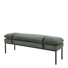 Load image into Gallery viewer, Hawthorne Baxter Fabric Ottoman/Bench- Sage

