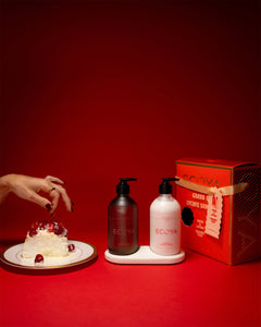 Ecoya Holiday Collection Bathroom Gift Set- Guava & Lychee Sorbet
