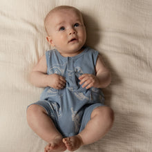 Load image into Gallery viewer, Nature Baby Camper Suit- Jazz Print
