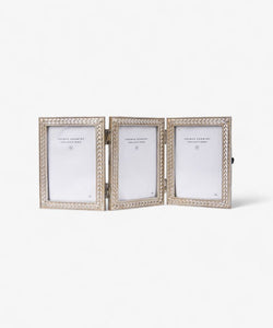 French Country Collections Eleanor Triple Photo Frame 3.5x5