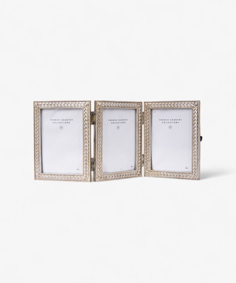 French Country Collections Eleanor Triple Photo Frame 3.5x5