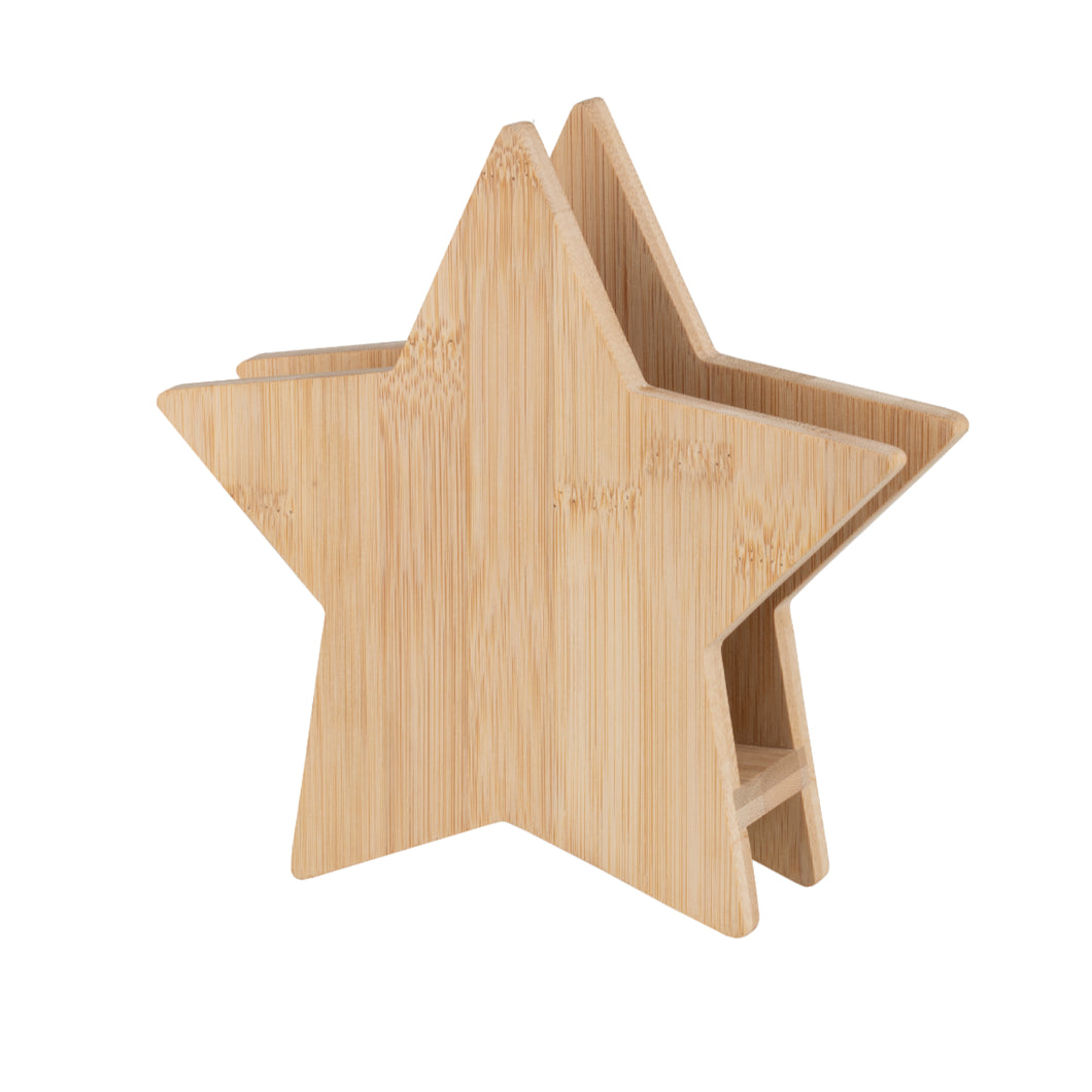Rader Bamboo Star Napkin Holder